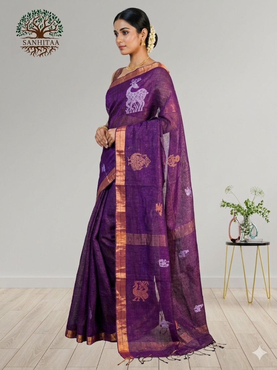 Metallic Tissue Linen