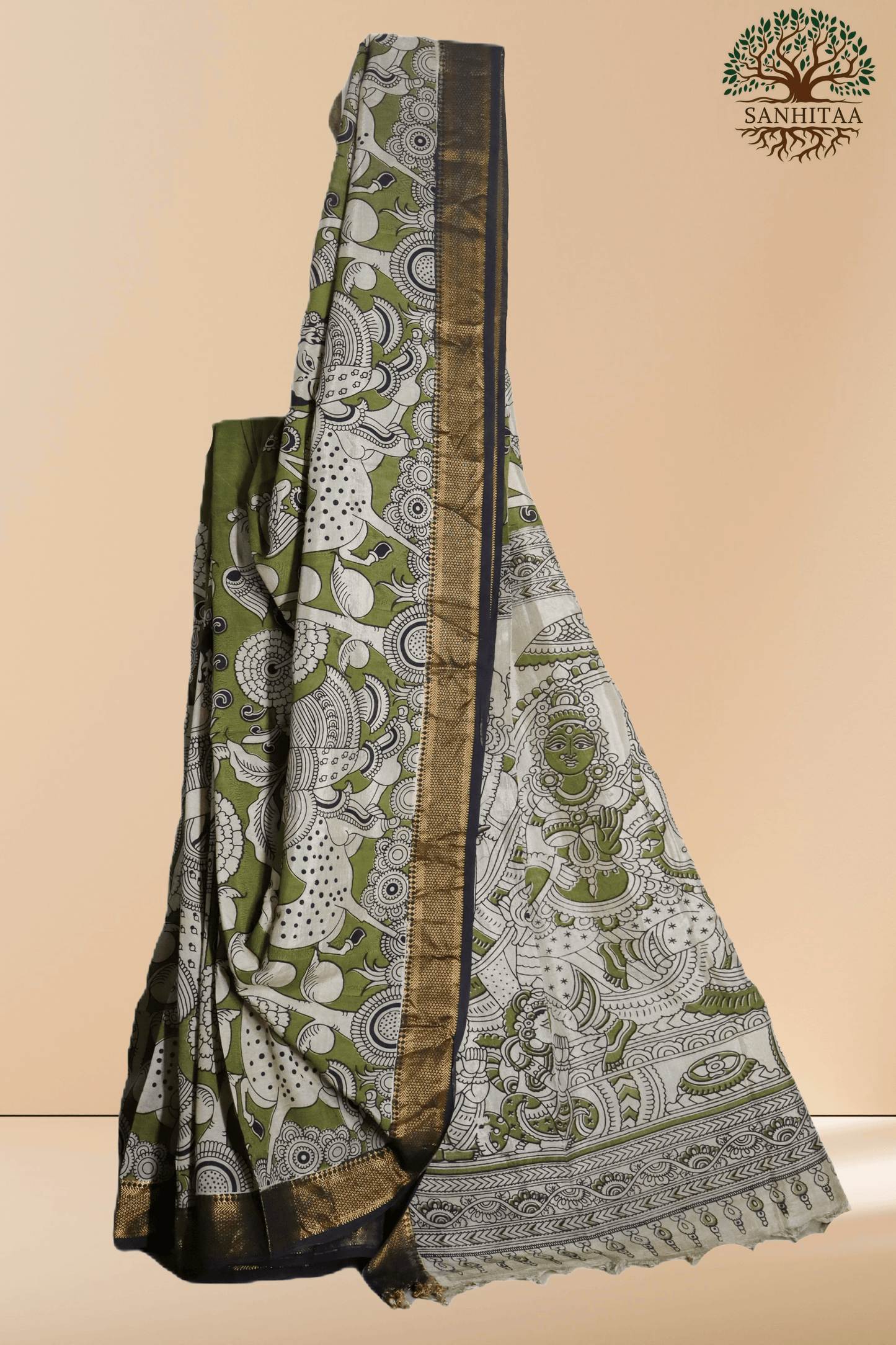 Leaping Deer Chennuri Silk