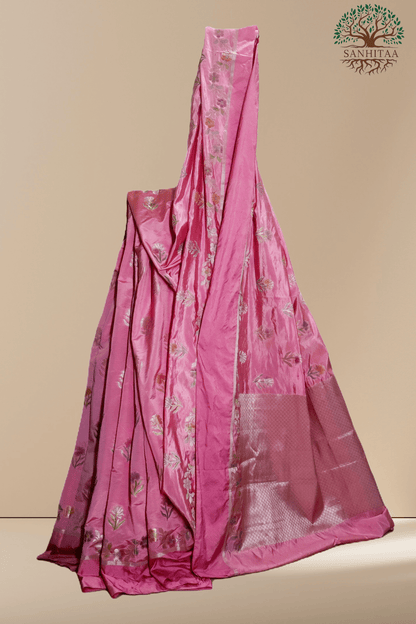 Rosy Pink Mango Silk