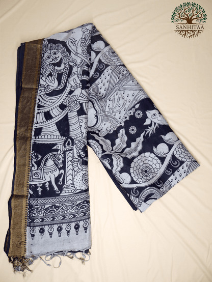 Monochrome Chennuri Silk
