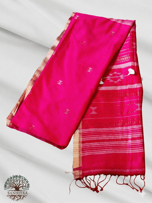 Brighter  Pink Cotton Bhujodi