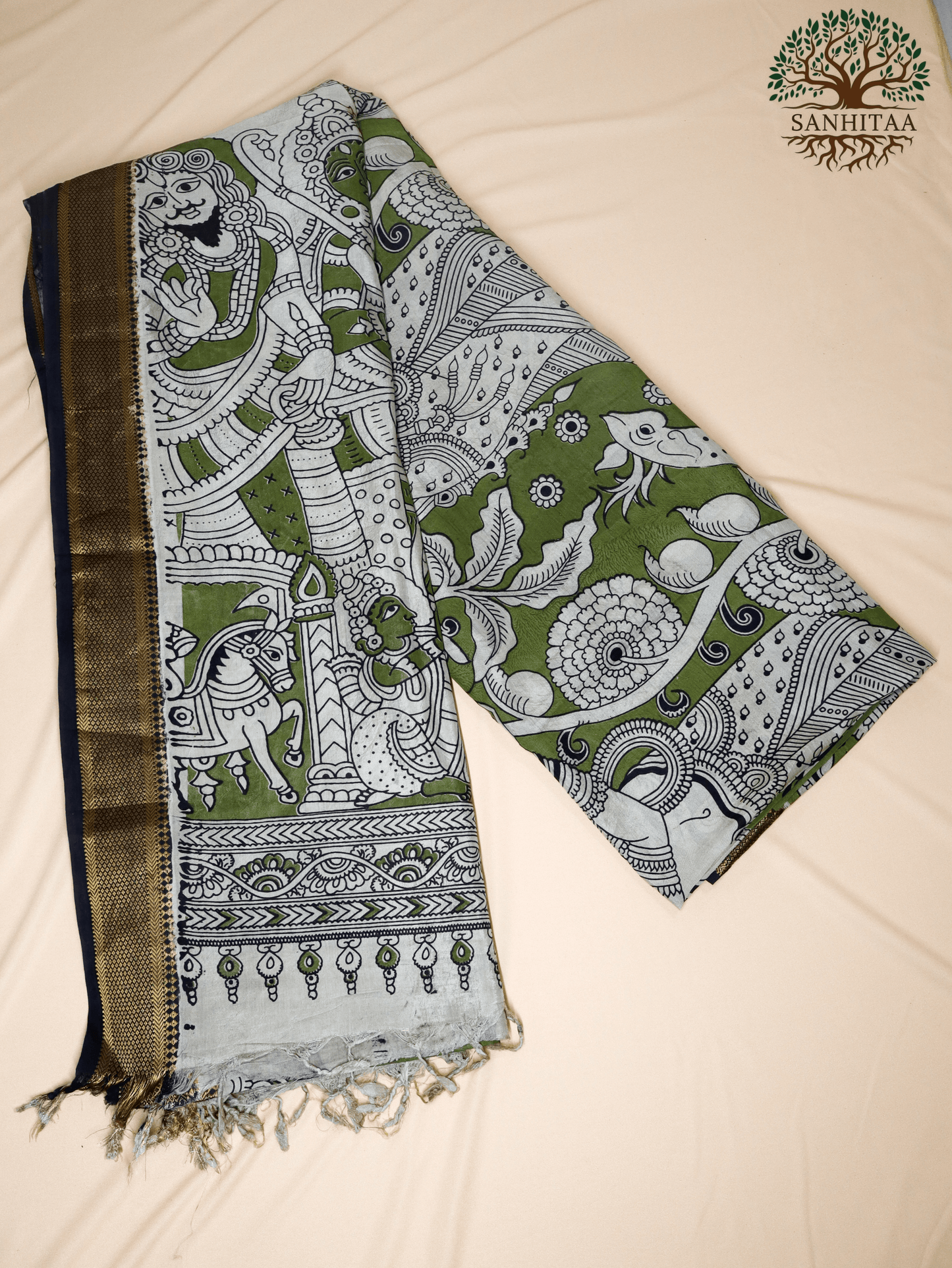 Leaping Deer Chennuri Silk