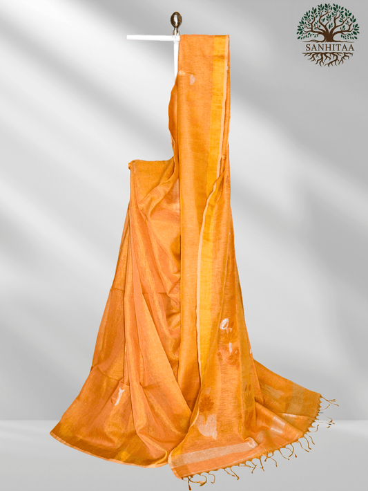 Golden Metallic Linen